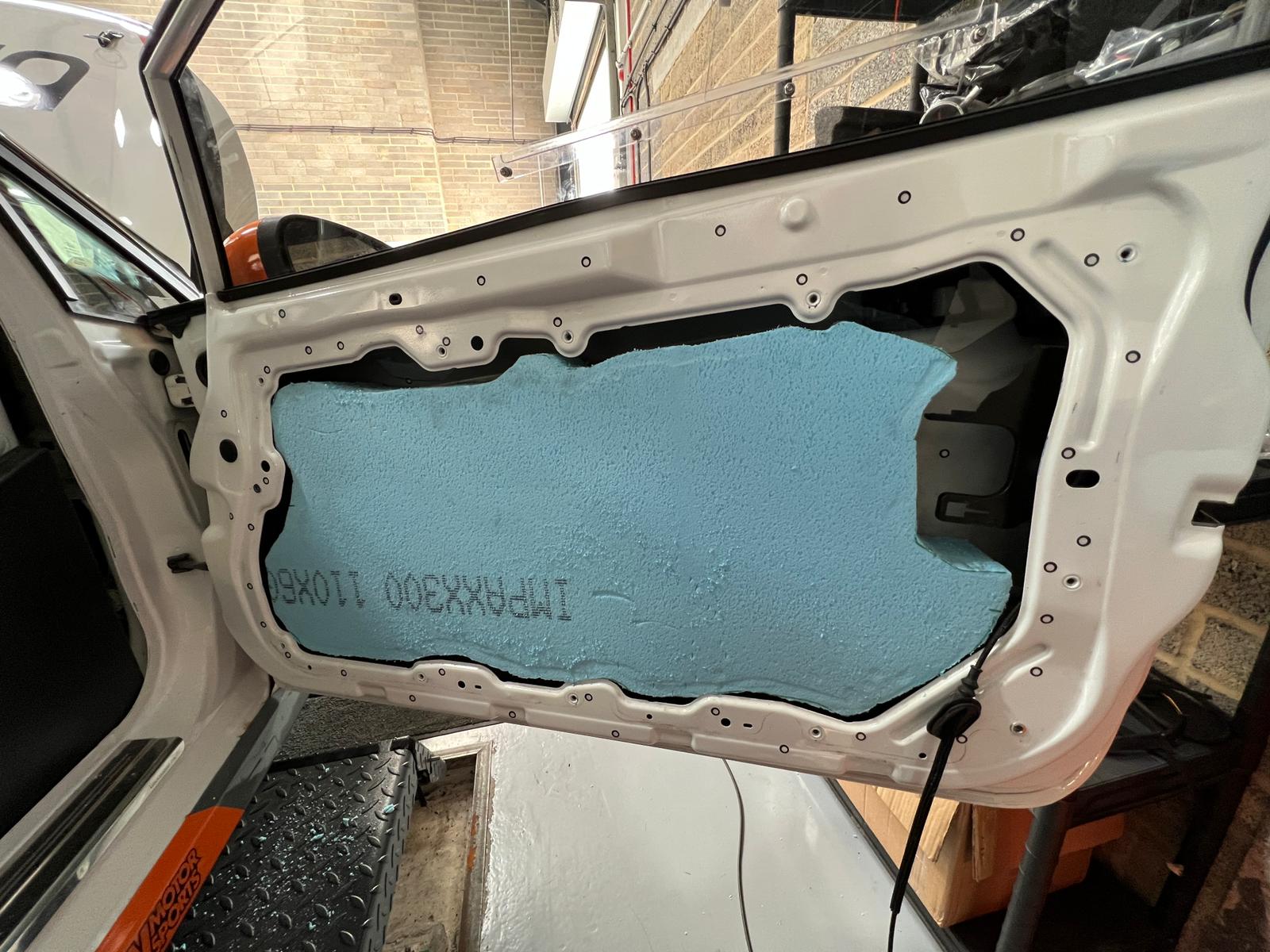 Fiesta Junior door impact foam block